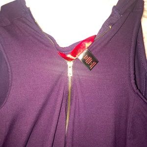 Hot kiss cold shoulder knee length dress, size: 3X